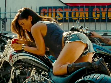 megan fox transformers 2 motorcycle. The first time we see Megan